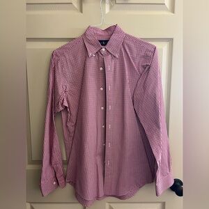 Ralph Lauren Red Gingham Dress Shirt